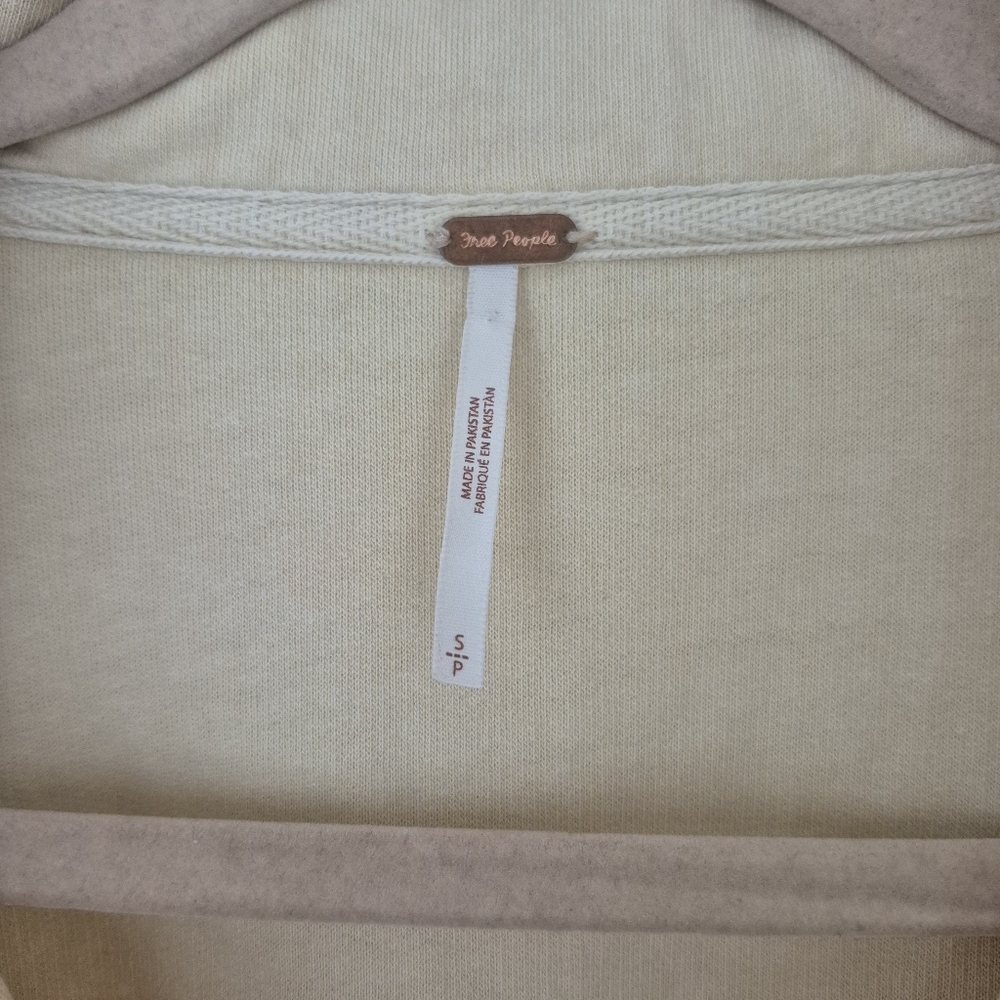 Free People Ruby Jacket Button-Up Jacket Shacket Cream Color - Picture 10 of 11